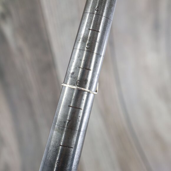 Chevron Stacking Ring Silver Gypsy Party Minimalist Bohemian Dainty Casual NWOT - Picture 9 of 12